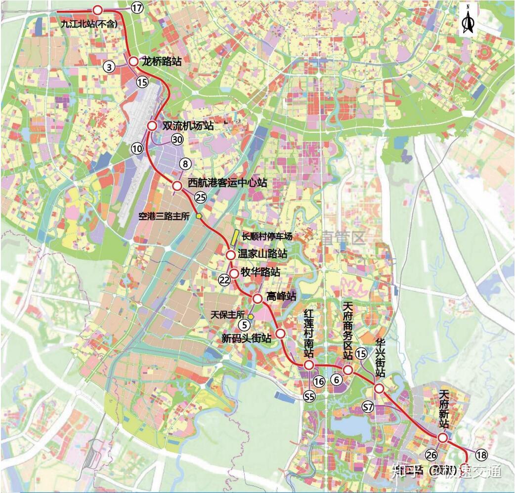 成都地铁20号线最新线路图详解