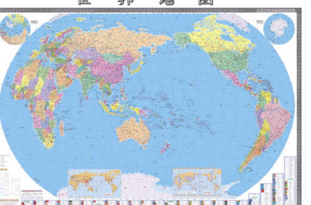 世界最新地图版，揭示全球新面貌