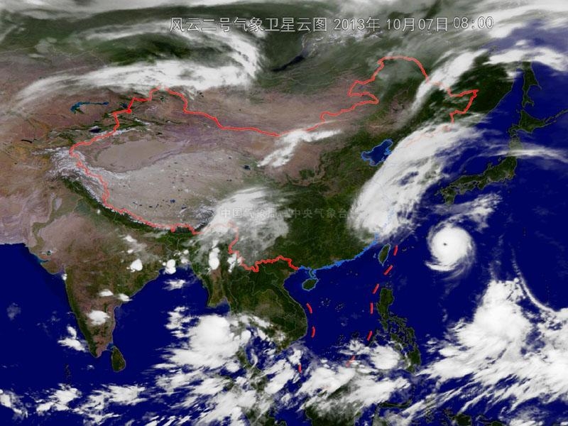 中国最新气象卫星云图揭示天气动态展现科技力量风采